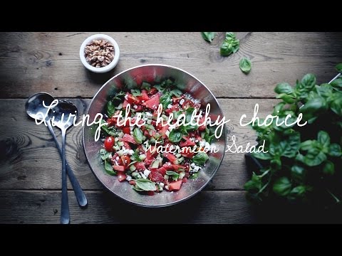 Watermelon Salad | Living The Healthy Choice