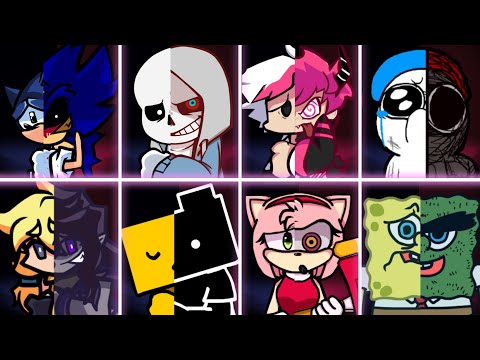 [60 FPS] Phantasm But Everytime it's the Sonic turn the Different mod Change🎵 V3