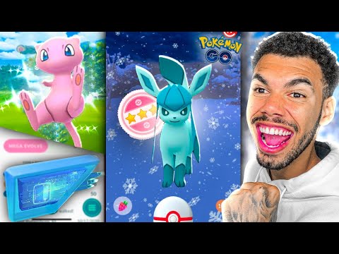 GLACIAN 100% E O MEW ESTÁ MAXIMIZADO - POKEMON GO | Cris |
