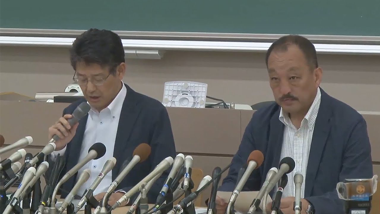 タックル問題、日大再回答で関学大が会見　被害選手の父親も出席（2018年5月26日）