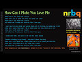 How Can I Make You Love Me - NRBQ