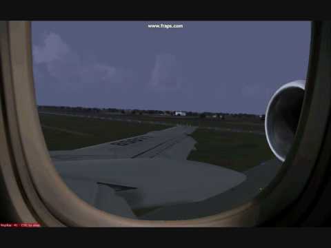 Tu-154M Landing Moscow -  Vnukovo (UUDD - UUWW)