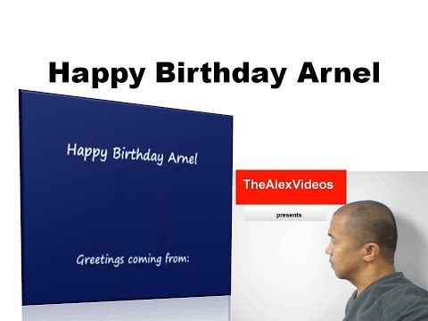 Happy Birthday Arnel