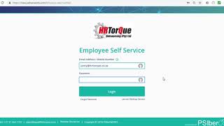ESS NFE How to reset your password