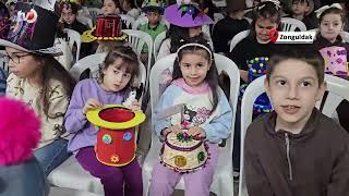 Zonguldakta Miniklerden Renkli Mesaj, Şapkalarıyla Empati Vurgusu Yaptılar