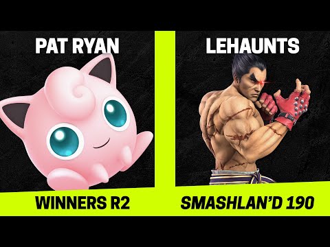 SmashLAN'd 190 Winners R2 - Pat Ryan (Jigglypuff) vs lehaunts (Kazuya) - SSBU Tournament
