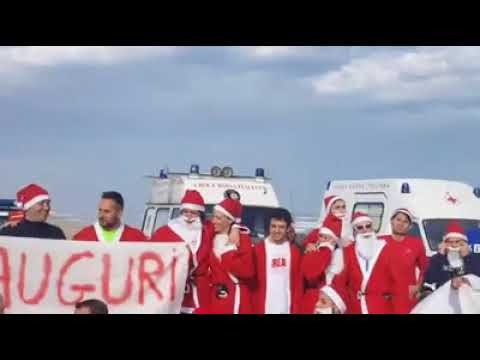 Babbo Natale a Giulianova in acqua
