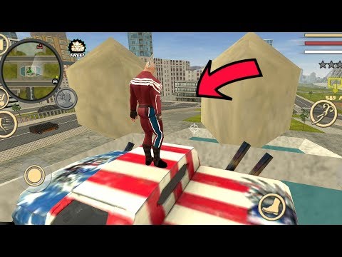 Rope Hero: Vice Town (Monster Truck Stuck on Water Flower) Very Funny WAY - Android Gameplay HD
