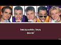 Backstreet Boys Darlin Color Coded Lyrics