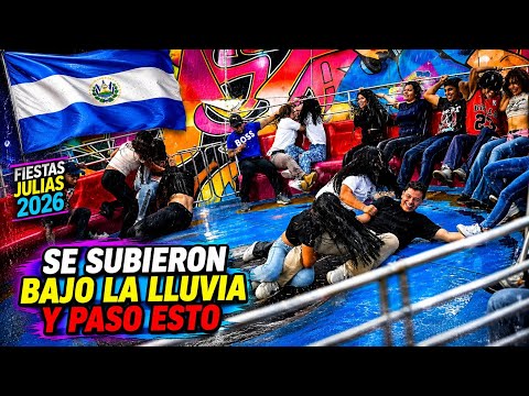 🥳 RUEDAS Bajo la LLUVIA FIESTAS JULIAS SANTA ANA EL SALVADOR