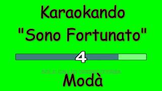 Karaoke Italiano - Sono fortunato - Modà ( Testo )