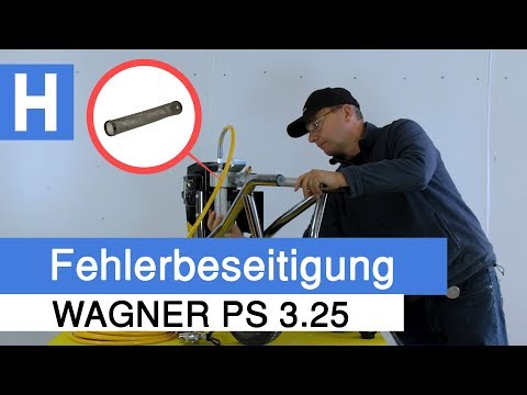 Wagner PS 3.25 Fehlerbeseitigung - Spritzgerät saugt nicht an (SCHNELLE LÖSUNG)