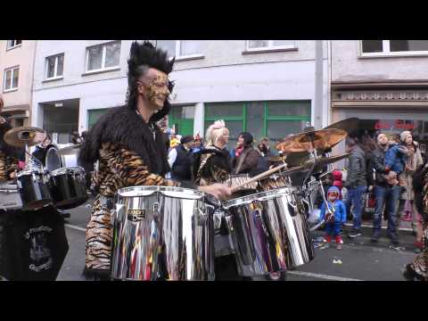 Mainzer Strassenfastnacht 2014 - Rosenmontagsumzug - Rhoirevoluzzer Guggemusik