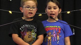 I'm In A Talent Show Singing FNAF JUST GOLD | RadioJH Auto