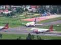 Batik Air dan Sriwijaya Air Take Off dan Landing di Bandara Rendani Kota Manokwari Papua Barat Batik Air dan Sriwijaya Air Take Off dan Landing di Bandara Rendani Kota Manokwari Papua Barat