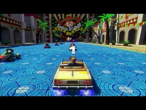 Sonic & All-Stars Racing Transformed (PS3) B.D. Joe Racing in Samba Studios