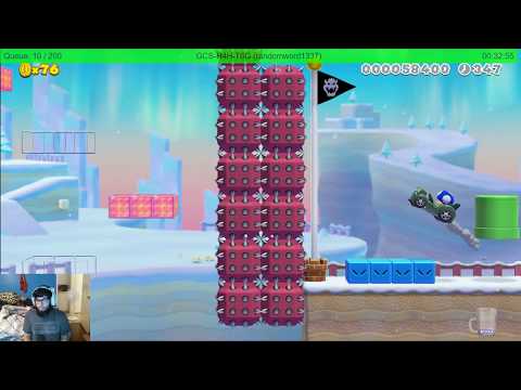 Super Mario Maker 2: Vertical koopa car climb