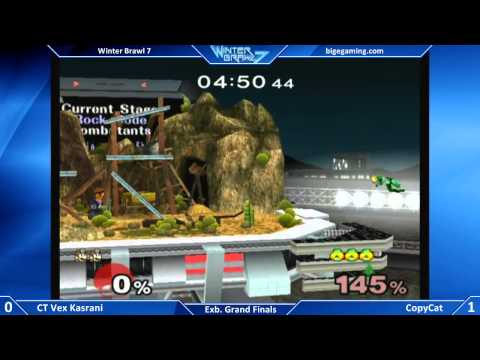 Winter Brawl 7 SSBM - CT Vex Kasrani vs CopyCat - Exhibition Grand Finals