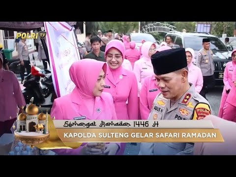 KAPOLDA SULTENG GELAR SAFARI RAMADAN DI DONGGALA, BAGIKAN KEBAHAGIAAN BERSAMA WARGA