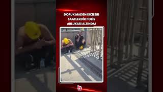 Doruk Maden işçileri dün olduğu gibi bugün de, saatlerdir metronun gir