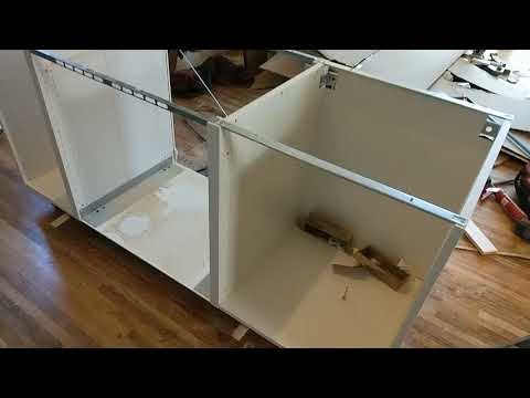 Part of a video titled EASY - How to Install an Ikea Island -- LONG VERSION - YouTube
