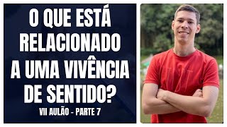 As características de uma vivência de sentido da vida. #logoterapia #viktorfrankl