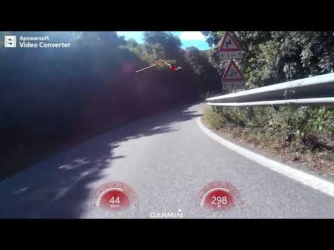 Discesa da Tirli in bici da corsa verso Pian D'Alma