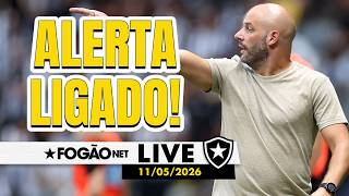 FOGÃONET LIVE: BOTAFOGO PRECISA PONTUAR ANTES DA PARADA DA COPA | TEXTIR REBATE VAZAMENTOS