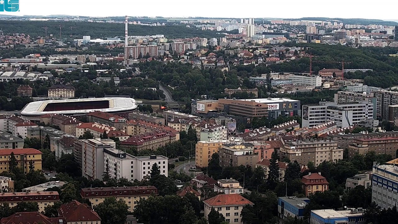 Live webcam view of Vršovice District Panorama