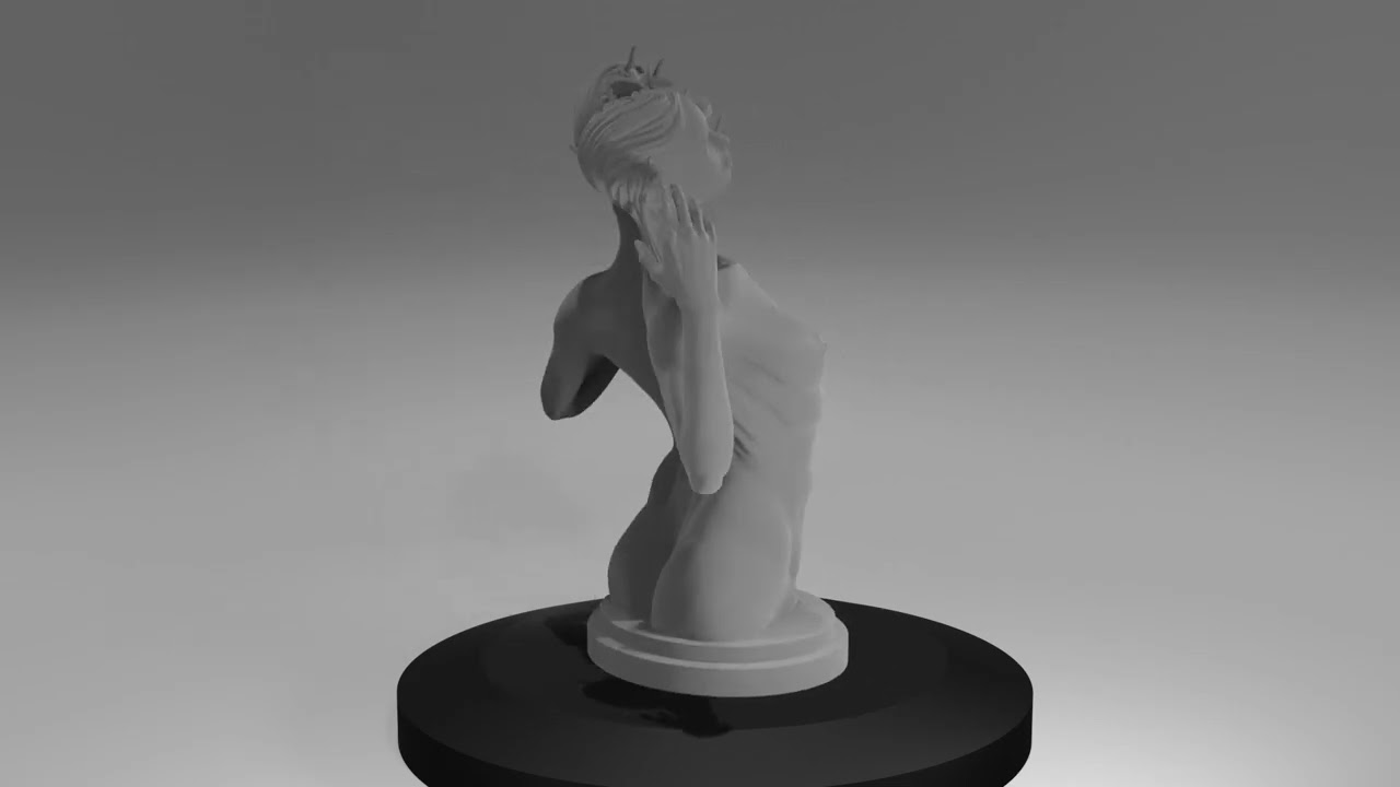 モンスターガール 3Dプリントモデル