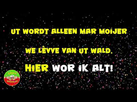 CV Spuit 11 - Weej zien Gruusbéks - schlager 2023 - karaoke Meezing video - Groesbeek Carnaval