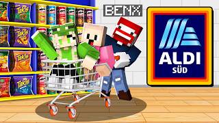 24h im ALDI SUPERMARKT ARBEITEN! - Minecraft Beruf