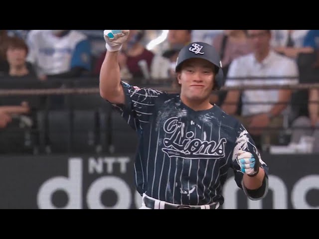 【3回表】執念で勝ち越し!! ライオンズ・奥村光一 センター前に落ちるタイムリーヒット!! 2024年8月11日 北海道日本ハムファイターズ 対 埼玉西武ライオンズ