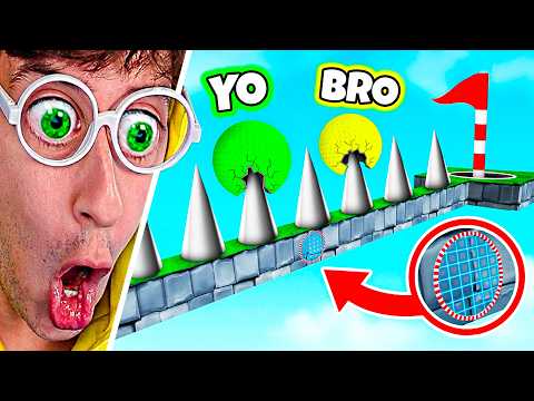 I DON'T UNDERSTAND ⛔ HOLE 100% TROLL vs BROTHER 😂⛳! (Golf it) - TEKENDO