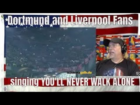 Dortmund and Liverpool Fans singing best YNWA award 2016 YOU'LL NEVER WALK ALONE BVB - LFC -REACTION
