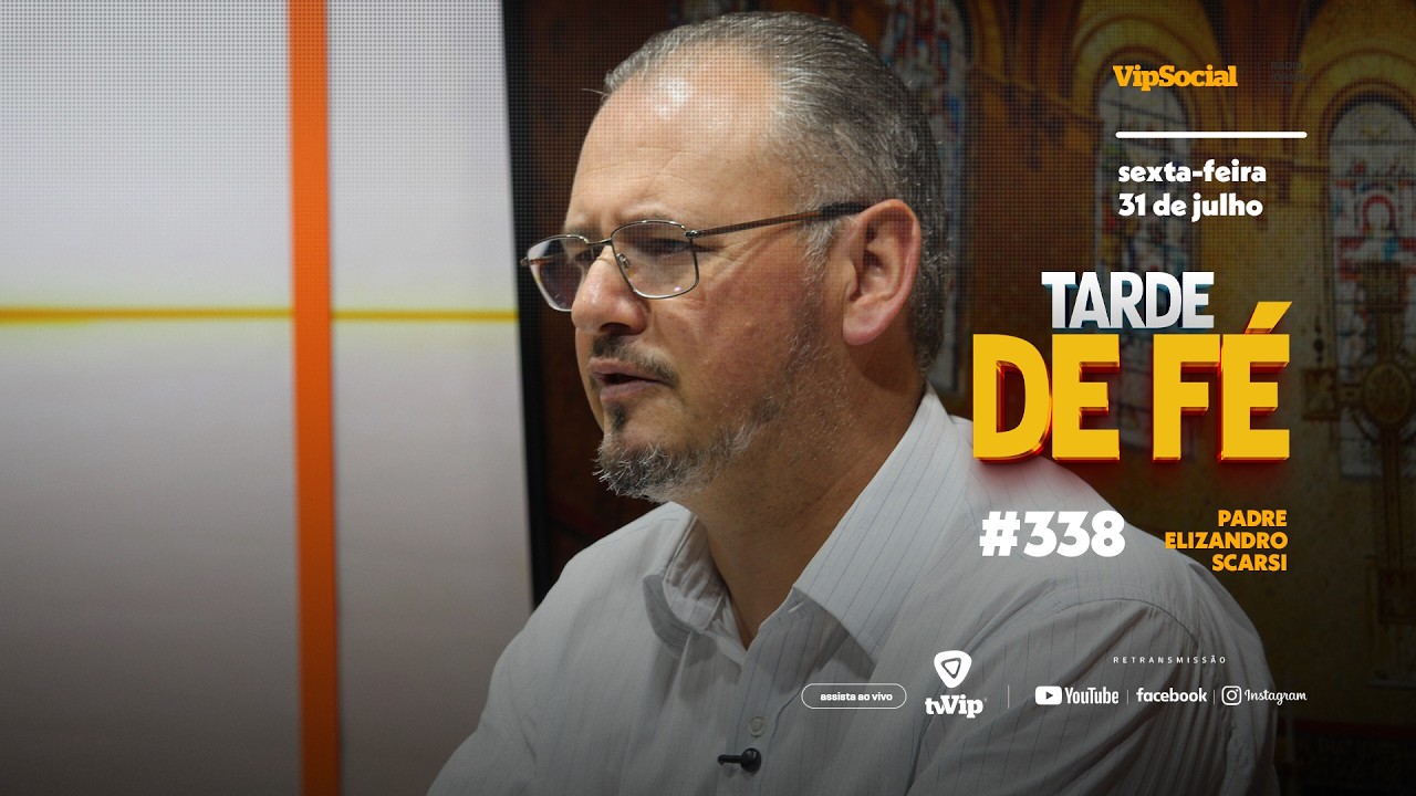 Padre Elizandro Scarsi encerra a semana com bênçãos e mensagem de esperança nesta sexta-feira, 31 de julho