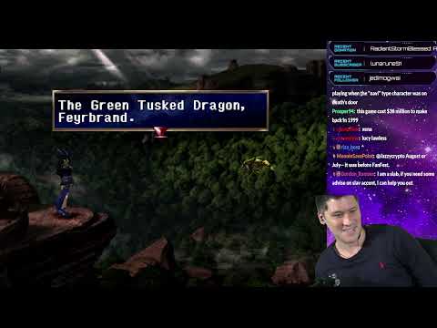 Legend of Dragoon VOD 1 - Sebbywebz Full Playthrough, Reactions & Voice Acting