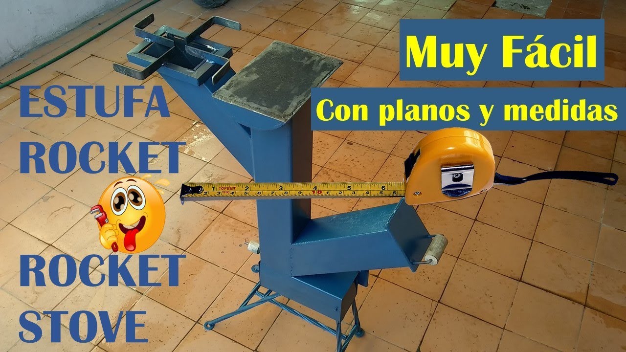 (Con planos y medidas) Estufa Rocket PASO A PASO. Rocket Stove. [RECARGADA]