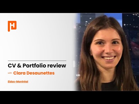 CV & Portfolio Review with Clara Desaunettes
