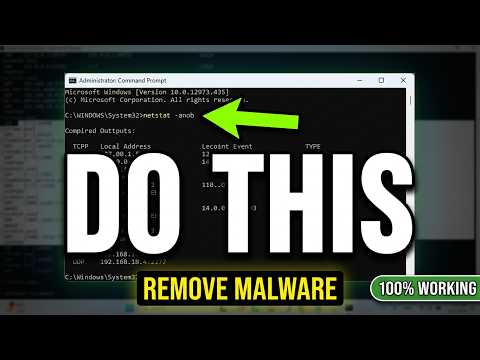CMD Netstat malware network investigation