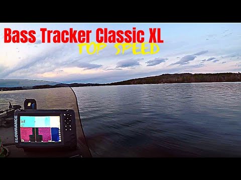 Bass Tracker Classic XL Top Speed Calm Water 50 HP
