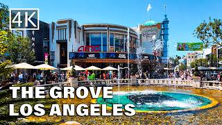 [4K] The Grove at Farmers Market - Los Angeles California - Walking To