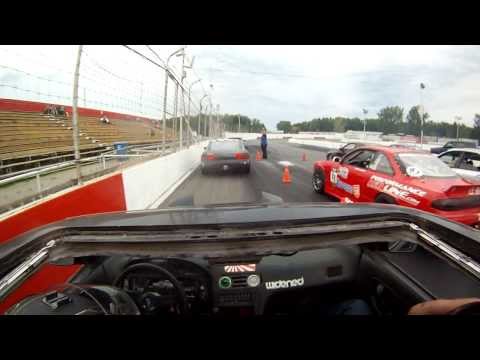 Driftthing Night - JayLemieux chasing Michael Raiche and Marc Landreville on the 1st Layout