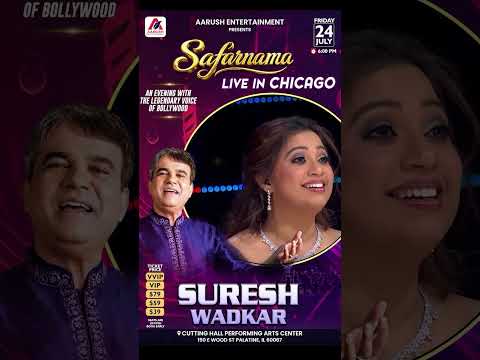 Suresh Wadkar LIVE | Safaranama 2026 | Bollywood Musical Journey