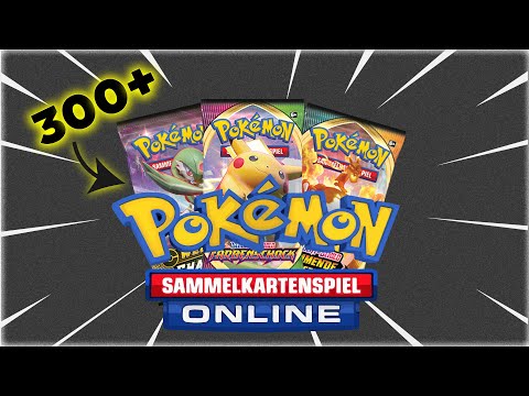 Wir öffnen +300 Online Booster🔥🔥. Shiny Glurak✔ Goldkarten✔. Pokemon Karten opening deutsch