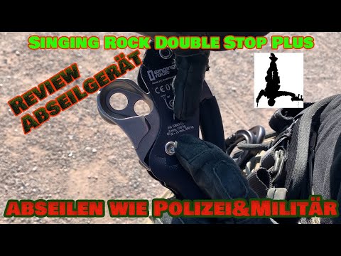 Review Singing RockDouble Stop Plus. Abseiling like a police or military