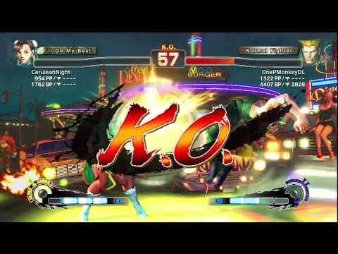 Super Street Fighter IV: AE 2012 -- Ranked Matches -- Chun-Li vs Guile