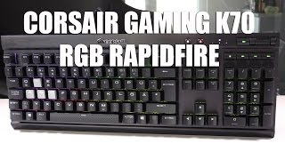 Video thumbnail for Corsair Gaming K70 RGB RapidFire mit Cherry MX Speed Schaltern im Hands-On | Allround-PC.com by Allround-PC