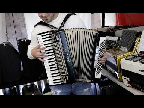 Rare TOP Italian Accordion Excelsior Mod. 312 - 120 bass, 10 reg.+Hard Case&Straps~Amazing Sound!!!