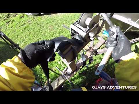 How to Install a boat trailer winch strap (Atlantic winch)